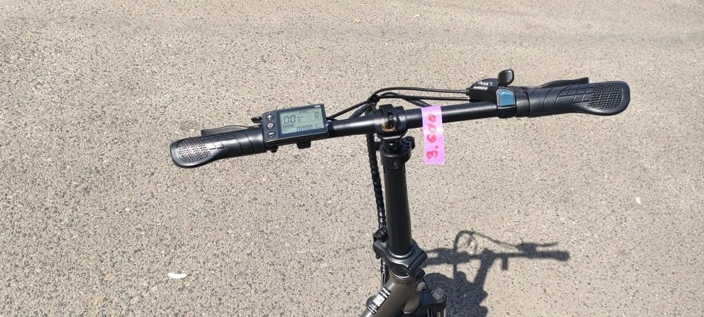 Składany rower elektryczny Hitwey BK6S -szary