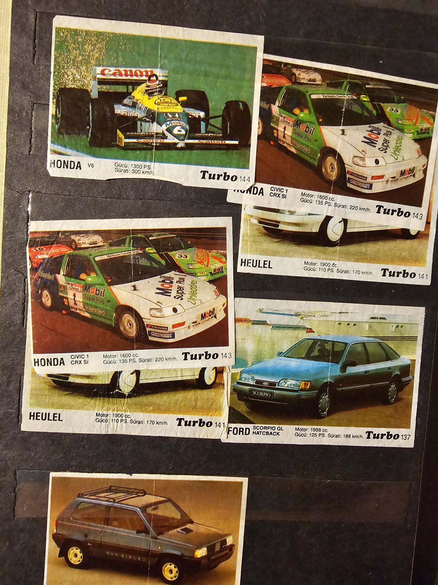Znaczki gumy turbo