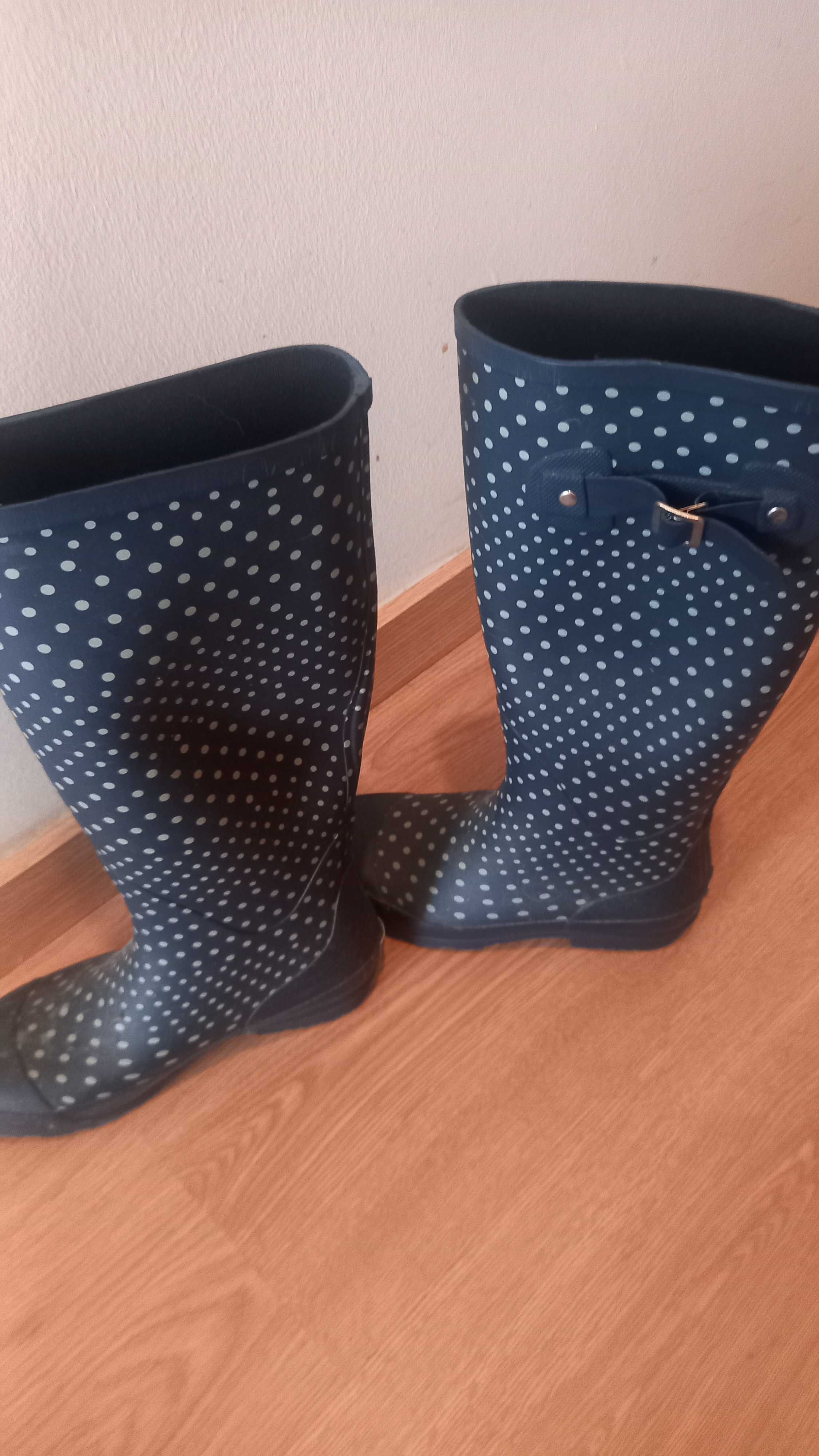 Botas chuva azuis
