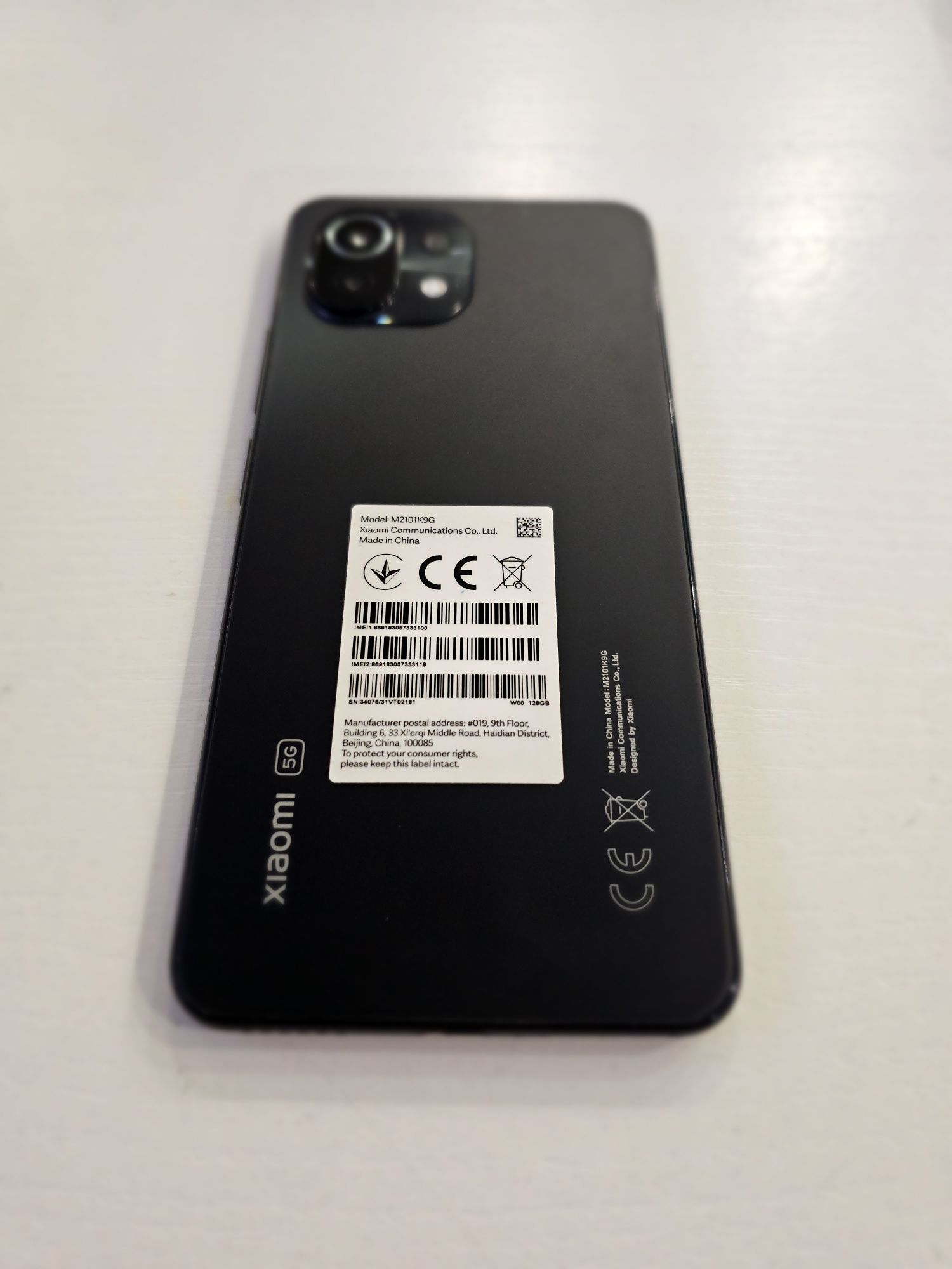 Smartfon XIAOMI Mi 11 Lite 5G 6GB/128GB Czarny (Truffle Black)