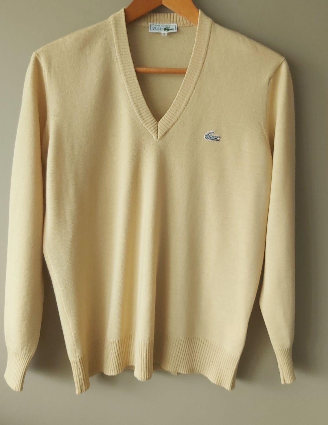 Lacoste męski sweter 100% wool rozmiar (3 ) S-M