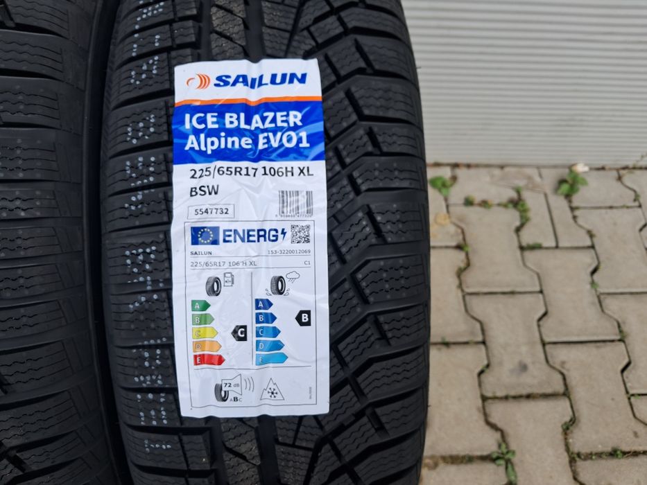 4x 225/65r17 106H XL Sailun Alpine Evo 1 opony zimowe nowe 2025r.