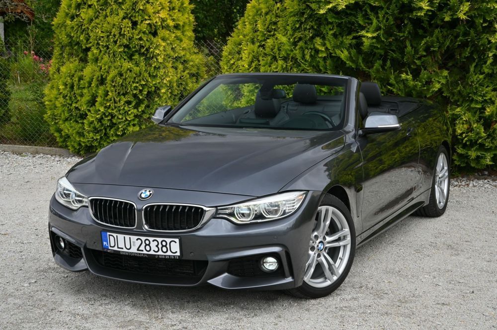 BMW Seria 4 BMW 428i 245KM Cabrio Fabryczny MPakiet H/Karon HeadUp Pamięć Foteli