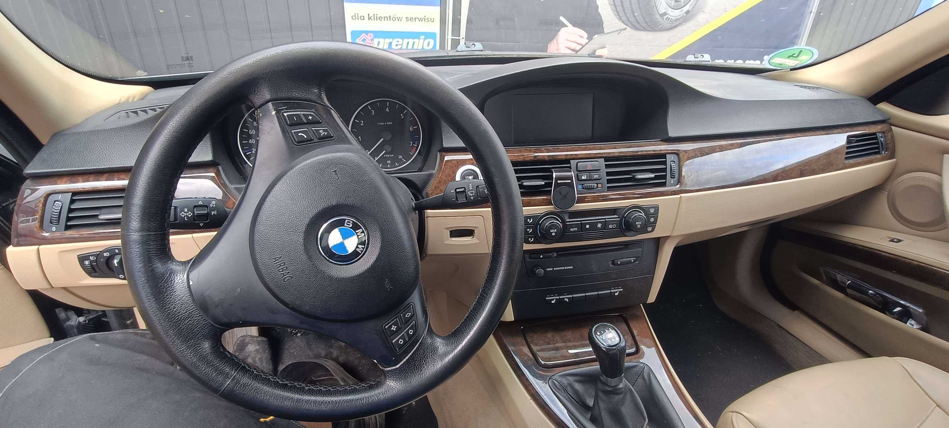 BMW E90 2005r N52B25 uszkodzony silnik