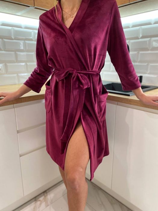 Акція 3 дні! Жіночий велюровий домашній Халат Женский велюровый Турция