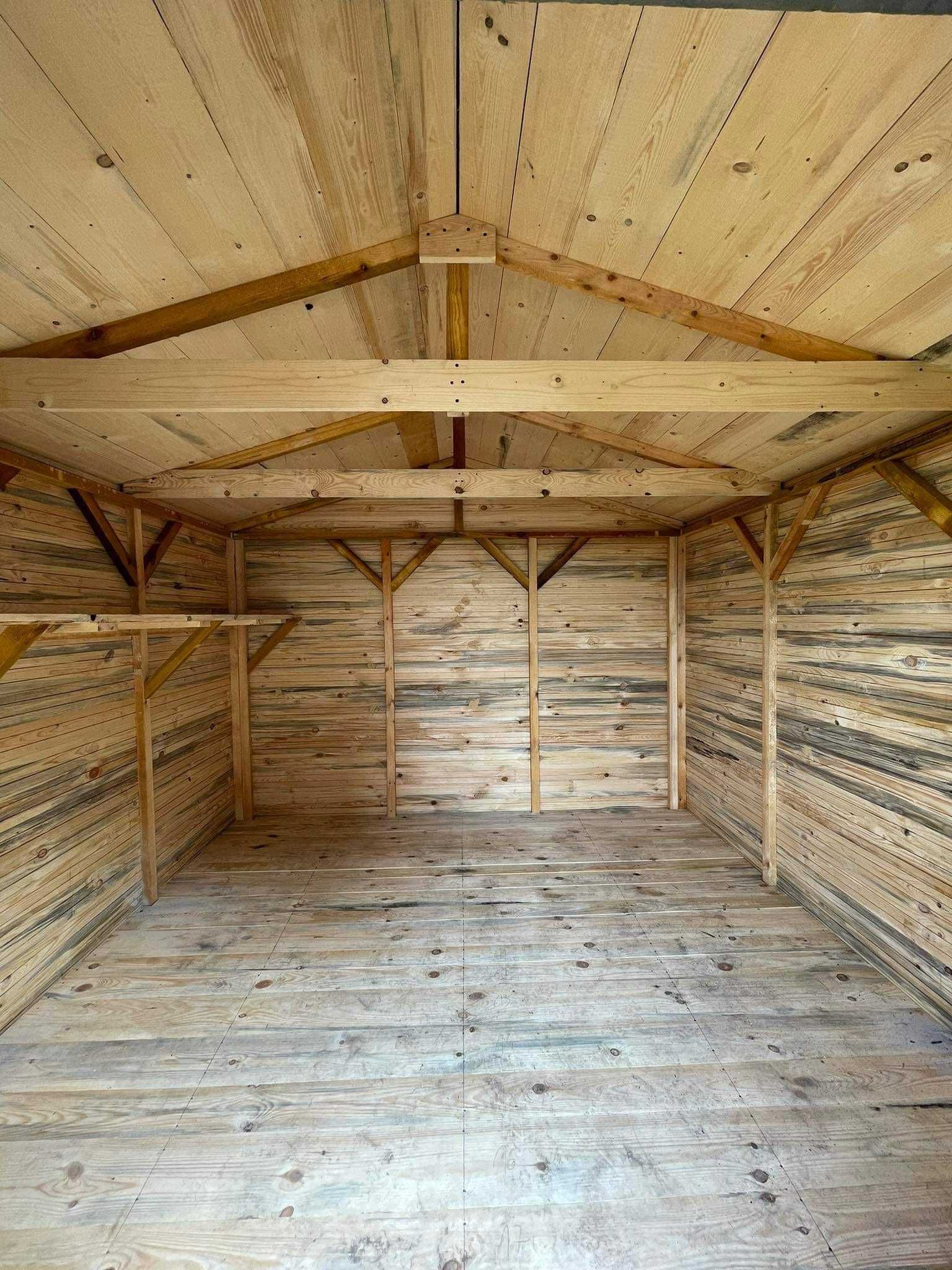 Domek narzędziowy 4x5 + CAR-PORT 3x5  + drewutnia 1m, WYPRZEDAŻ