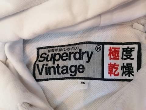 Bluza SuperDry biala oryginał Vintage