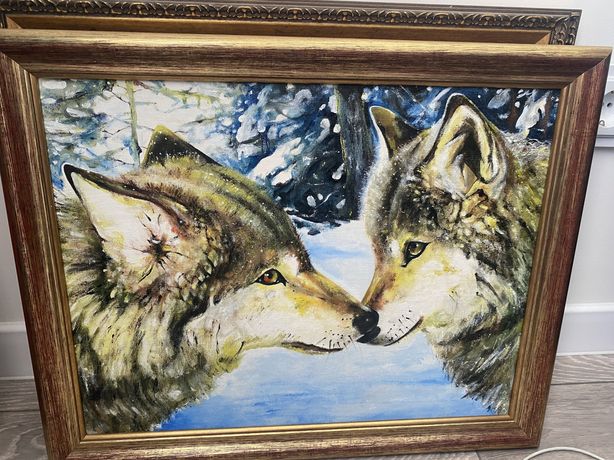 Картина два вовки