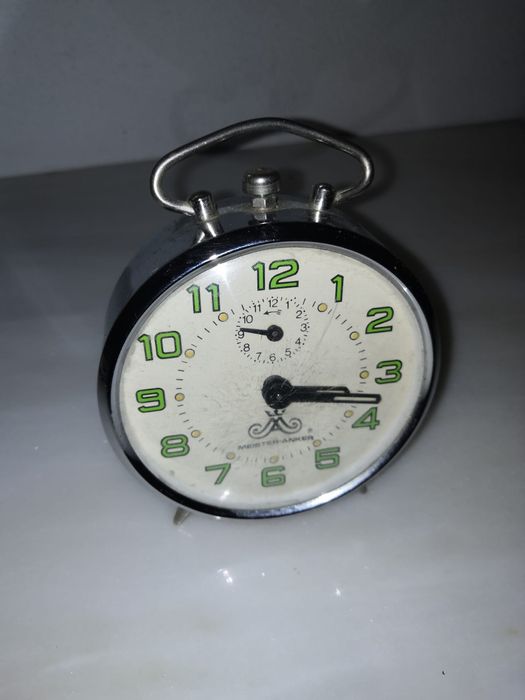 fantastico vintage despertador alemão Meister Anker - á funcionar