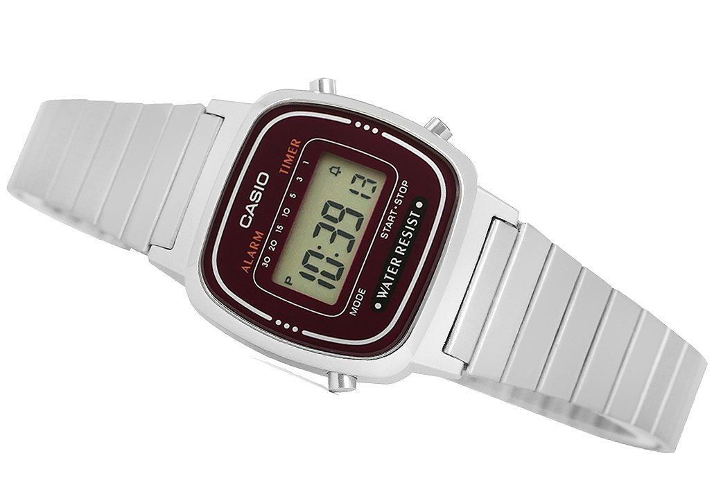 zegarek damski casio la670wa-4df + box