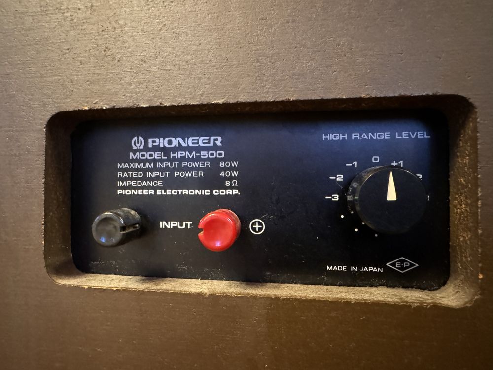 Pioneer HPM-500 kolumny stereo vintage