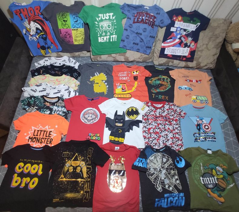 Футболки на хлопчика H&M, Next, George 5-6 років