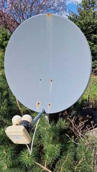 Antena Satelitarna 80 cm +2 konwertery