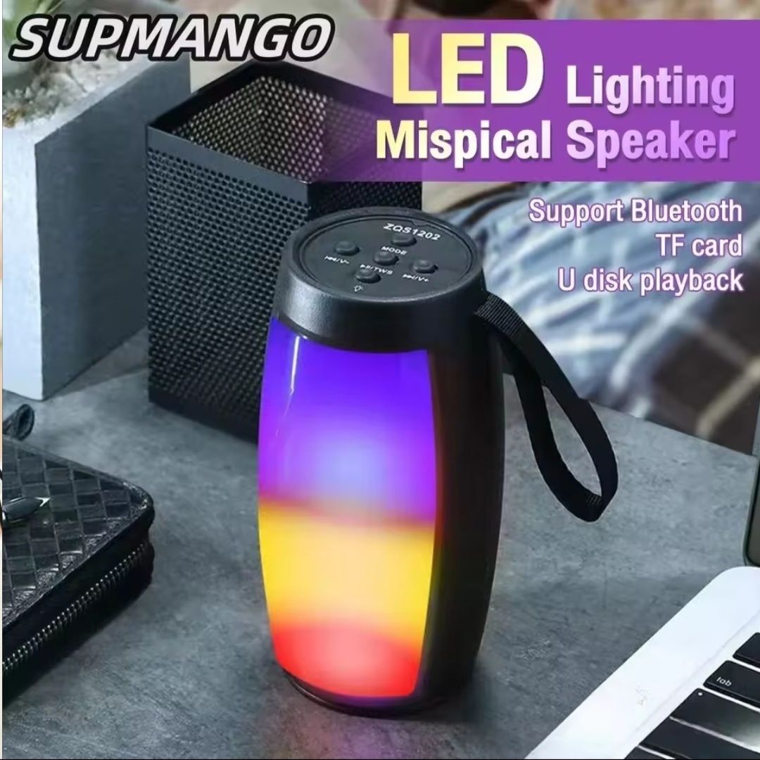 Colunas Bluetooth com LED - Som Potente | Compre as 2 por 25€ +entrega