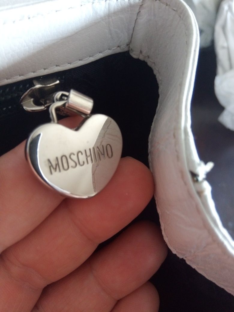 Moschino vintage handbag (mala de mão) branca