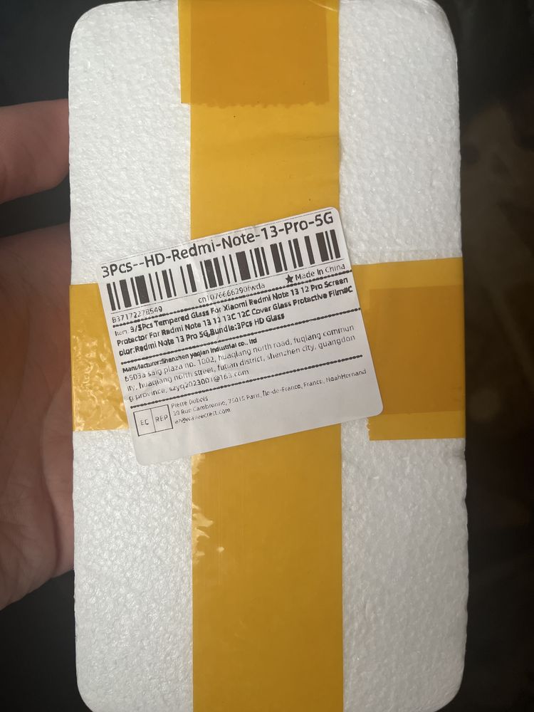 Захисне скло 3 шт. Redmi Note 13 Pro 5g