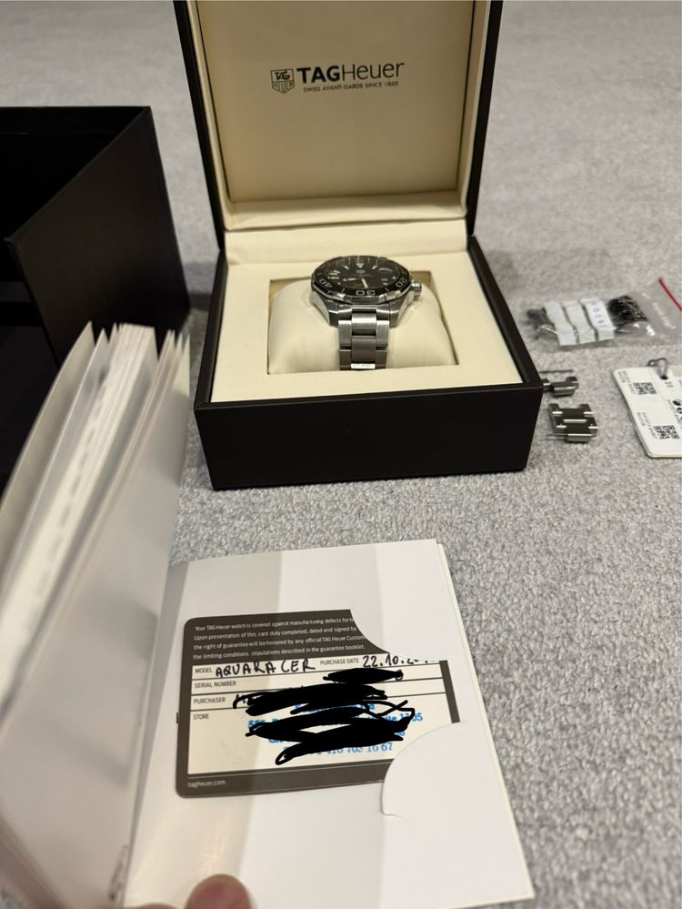 Tag Heuer Aquarecer Way201a Full Set Calibre 5