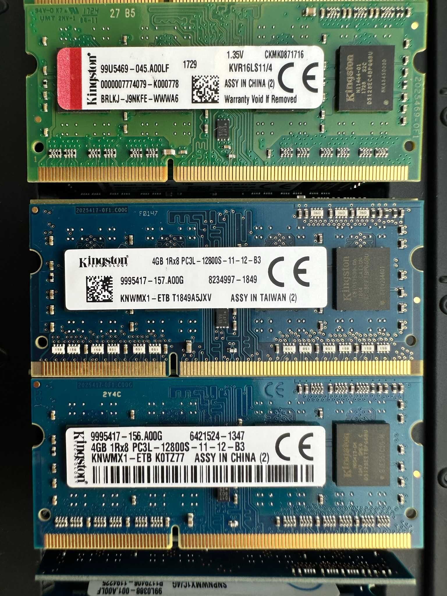 Опт Лот 10шт DDR3 PC3|PC3L 4gb 1.5| 1.35v 1600| 1333  пам'ять So-Dimm