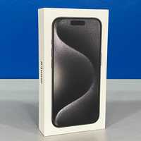 Apple iPhone 15 Pro 256GB (Black Titanium) - NOVO - 3 ANOS DE GARANTIA