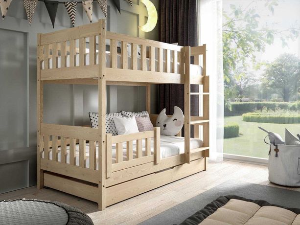 Łóżko dla 2 dzieci LILA 160x80 - materace GRATIS