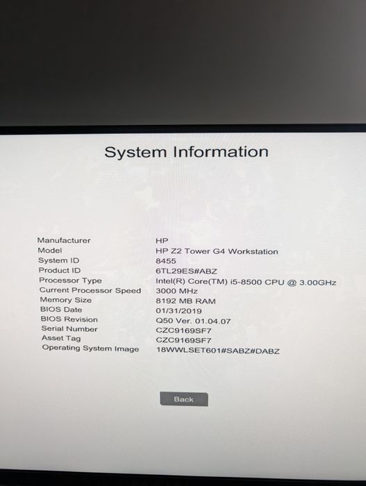 Комп'ютер HP офісний/для роботи (HP Z2 Tower G4 Workstation)