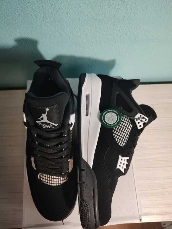 "Buty męskie Trampki" Nike Jordan 4 czarny FQ8138 r.43