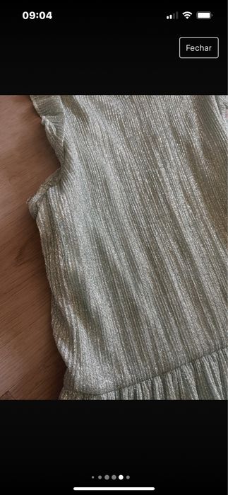Vestido brilho zara