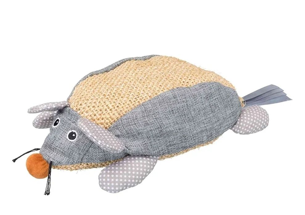 TRIXIE myszka sizalowa/tkanina dla kotów naturalna szara 30 cm