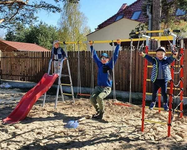 Plac zabaw do ogrodu Małpka Plus | Drabinki ogrodowe Malpiszon.pl