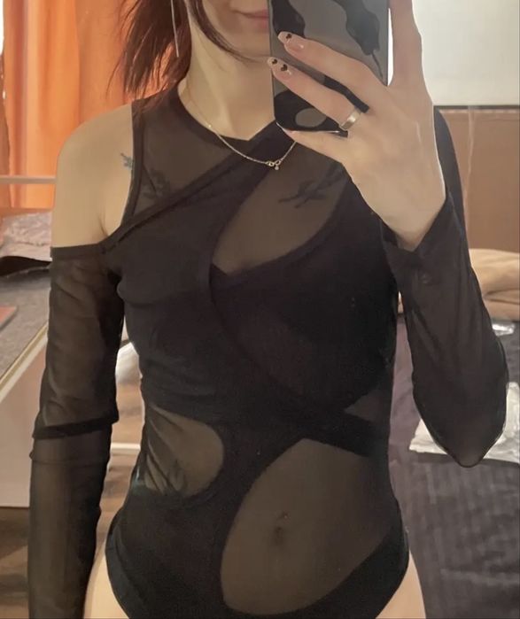 Боді з переплетом в стилі Ochi,  s-m-l