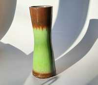 Wazon zielony - ceramika artystyczna  - Vintage