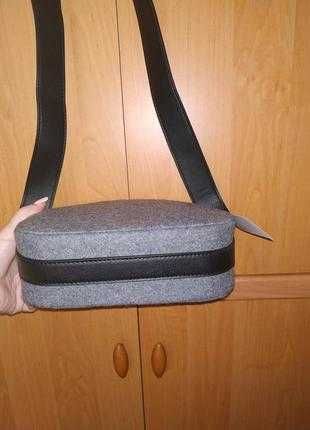 Новая оригинальная шерстяная сумочка кроссбоди kiabi франция