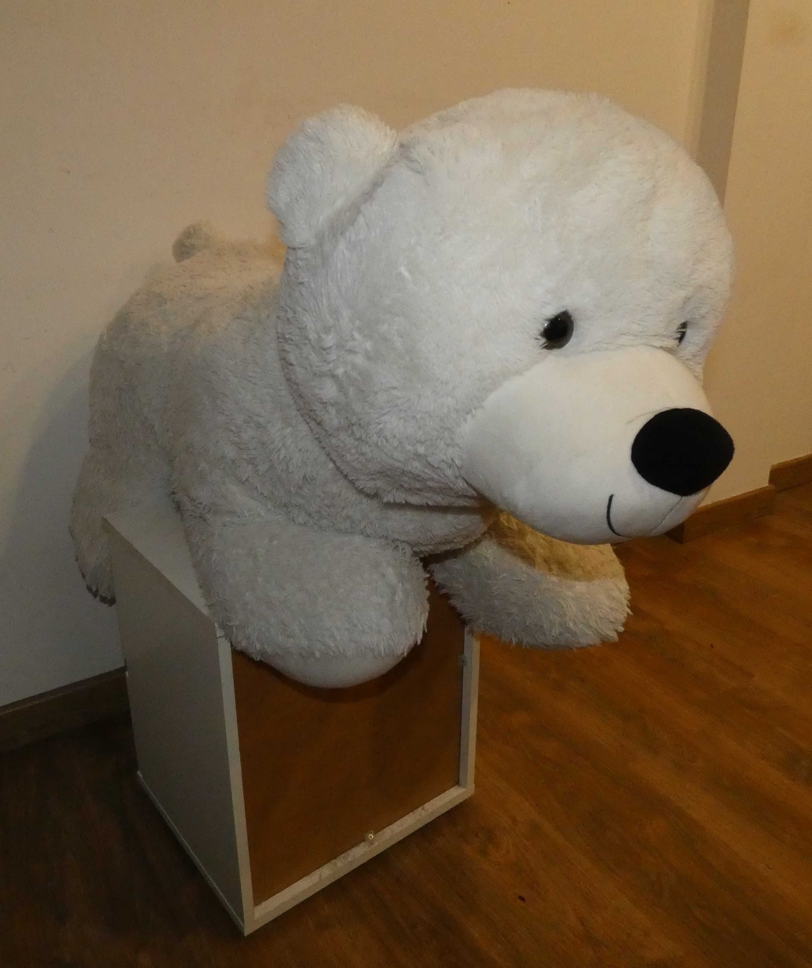 Urso de peluche grande branco 110cm