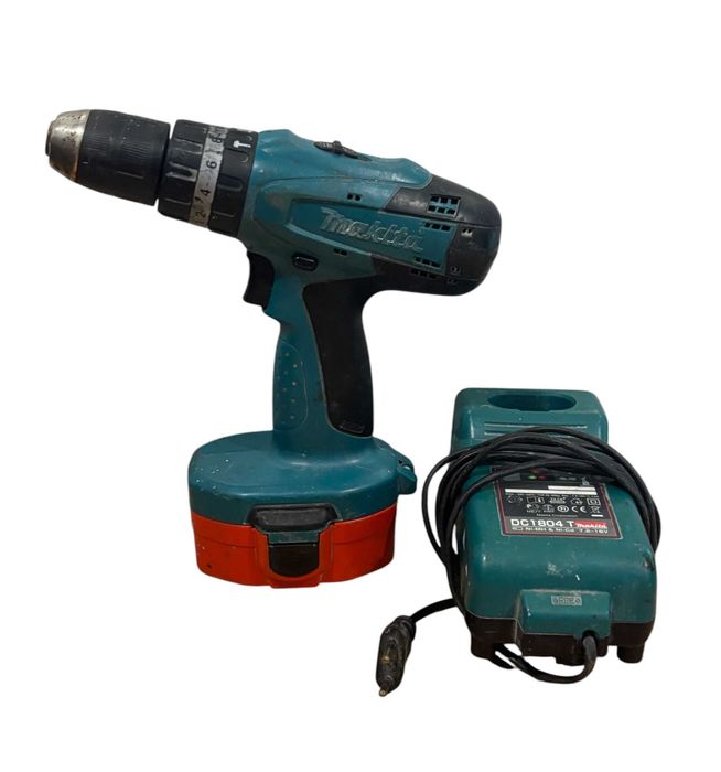 Wiertarko-wkrętarka udarowa Makita 8391D + Ładowarka + akumulator