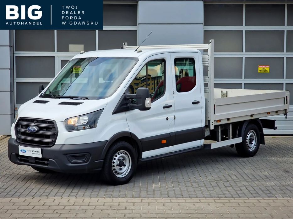 Ford TRANSIT SKRZYNIA  2.0 ECOBLUE 130KM  Ambiente CARPOL 7 osób Salon Polska VAT23%