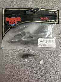 Lunker City Grubster 2.75” Silver Flash