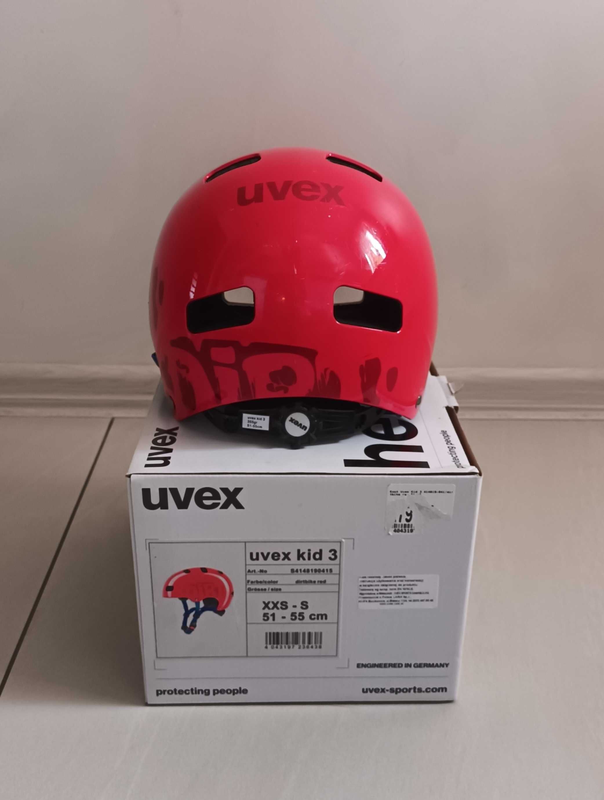 Kask Uvex kid 3 rozmiar xxs - s 51-55cm