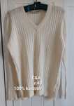 Kaszmirowy wiosenny premium  sweter r.40, z C&A