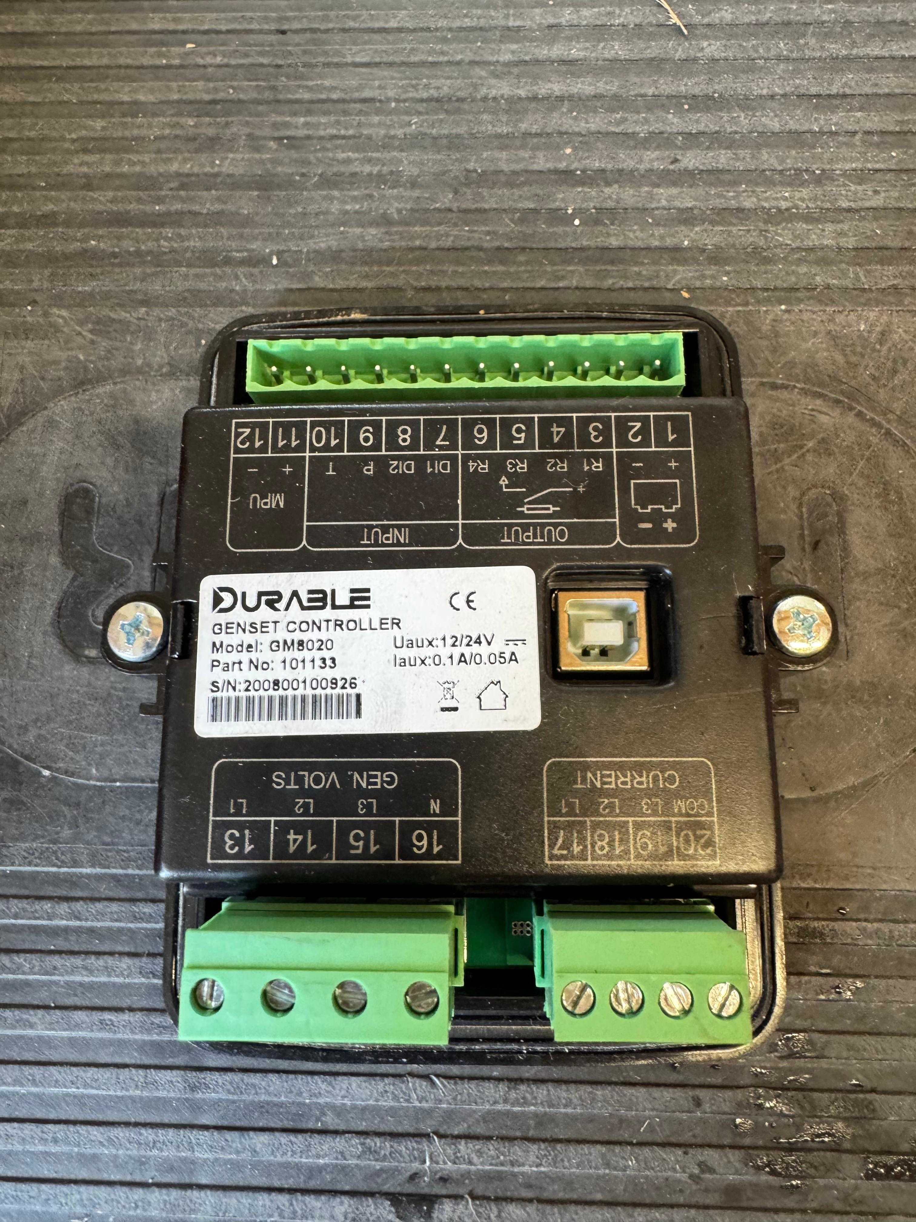 Sterownik agregatu Durable GM8020 (Genset controller, 12/24 V)