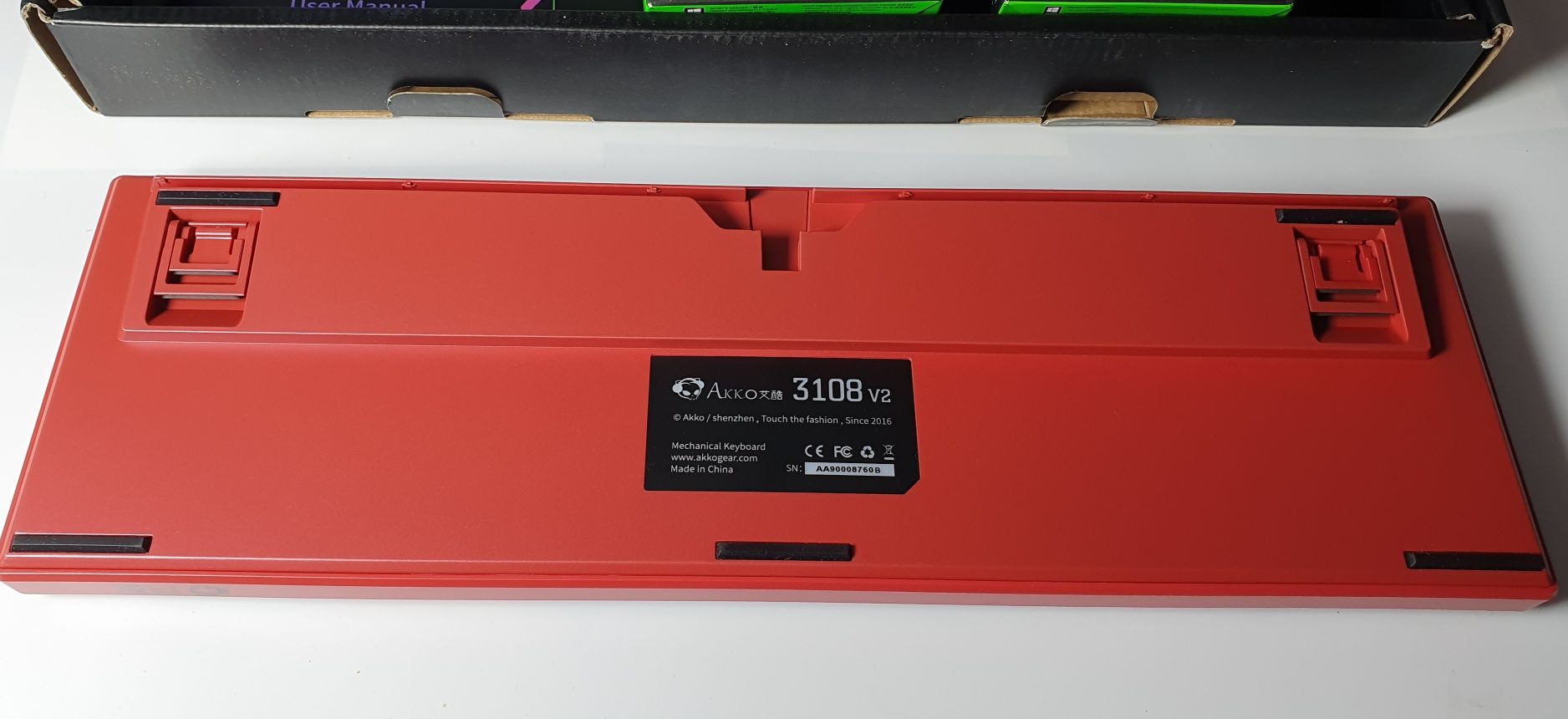 Zestaw 2x mysz RAZER + Klawiatura mechaniczna AKKO 3108 V2
