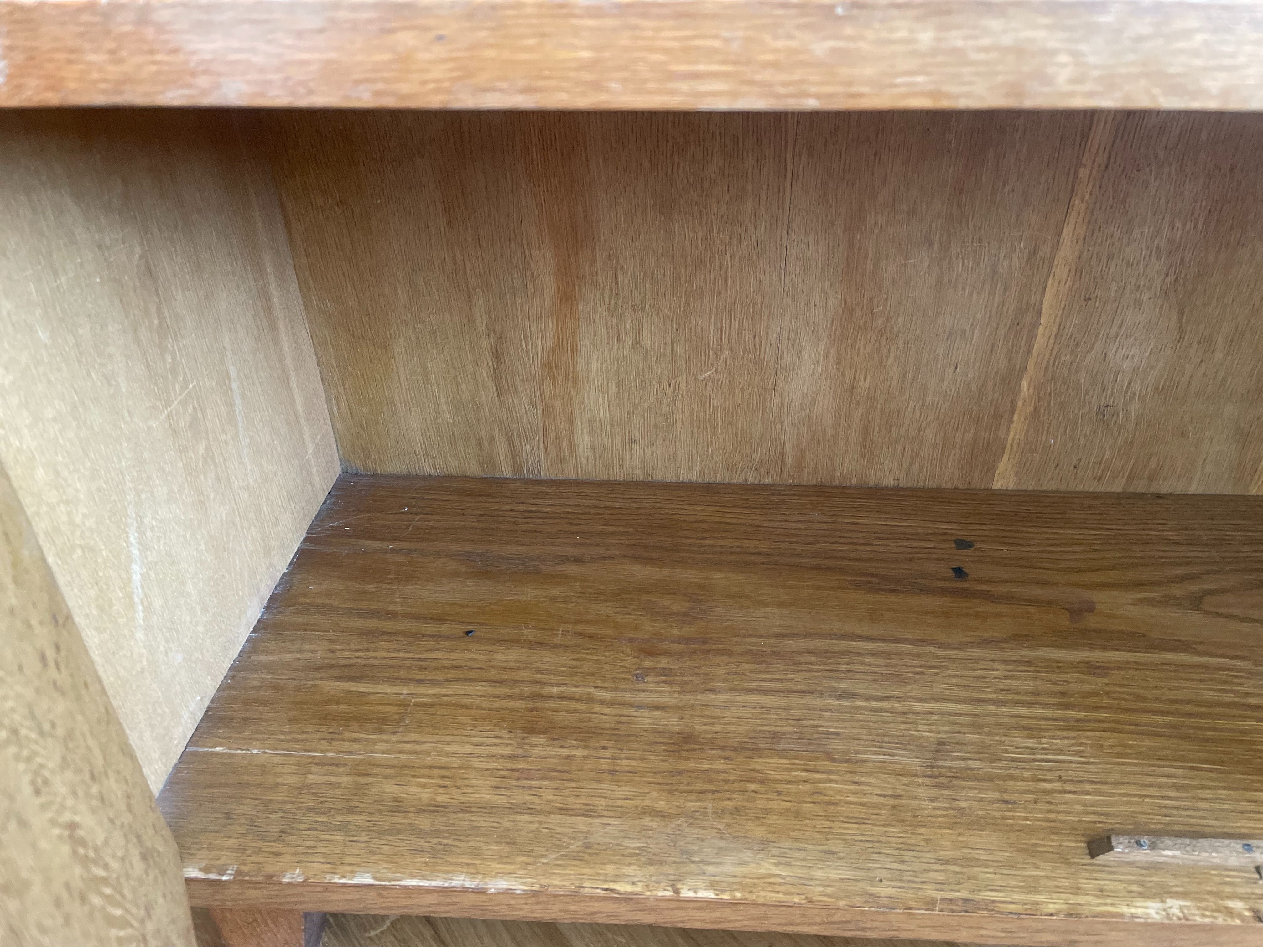 Biblioteczka drewniana z lat 60 tych