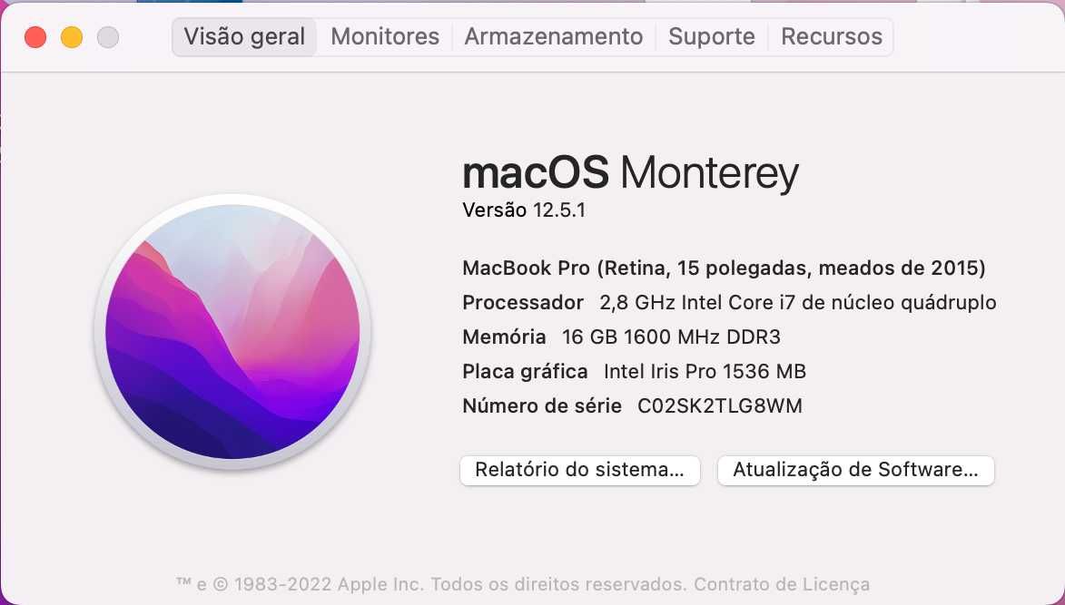 MacBook Pro 15” (2015) – 16GB RAM | 1TB SSD