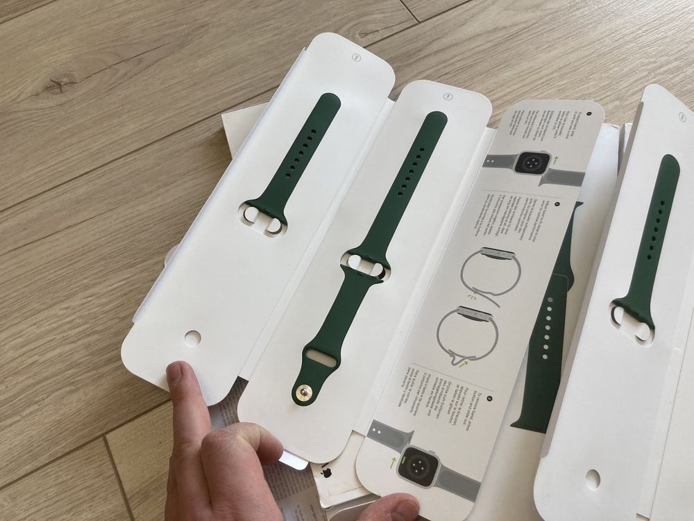 Новые, оригинальные ремешки Apple Sport Band 40-41, 44-45mm Green