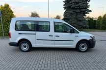 Volkswagen Caddy 102KM Salon PL Iwł. 7os. 40500zł. Netto Maxi Long Długi FV23%