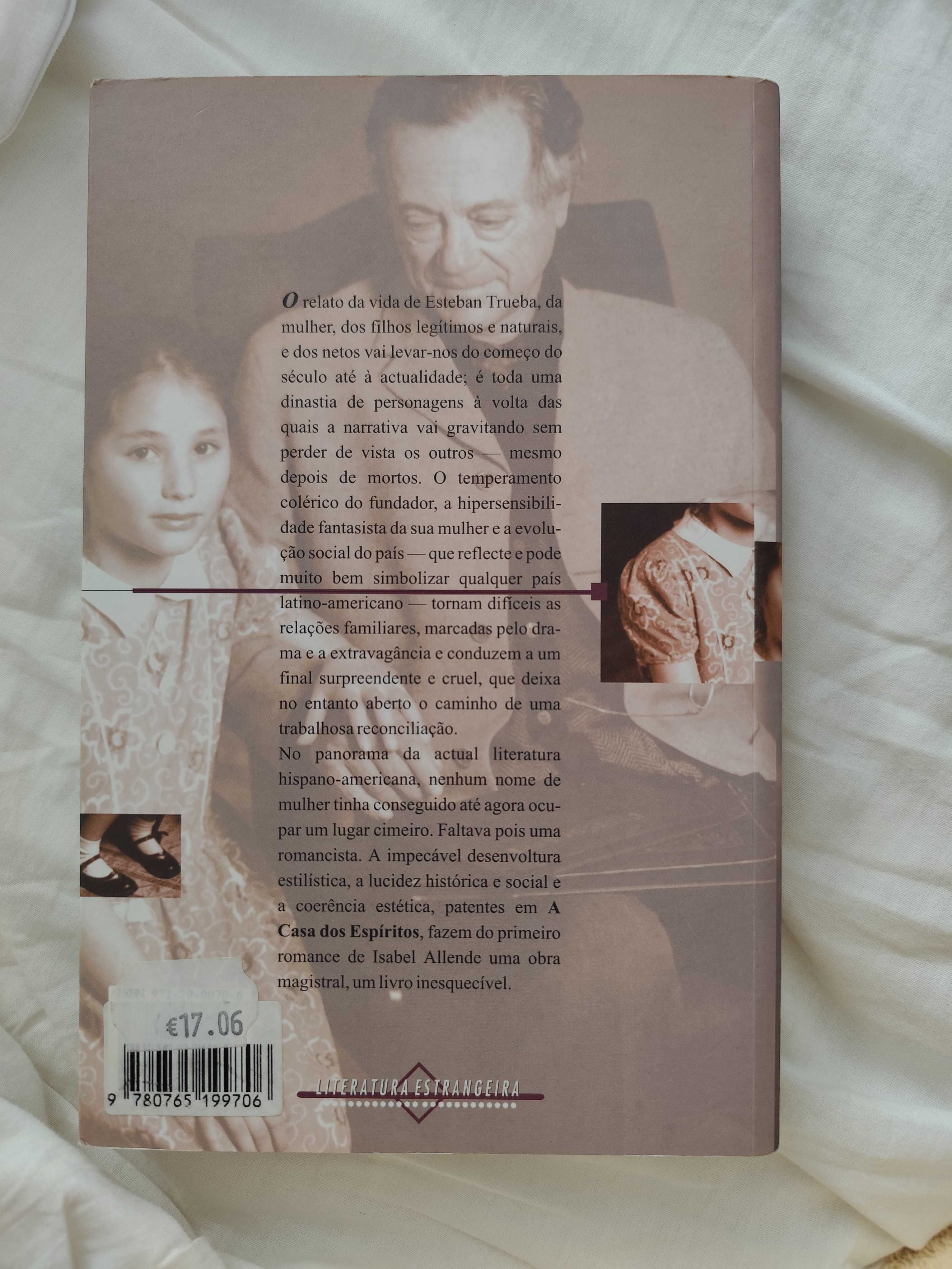 Livro A Casa dos Espíritos, de Isabel Allende