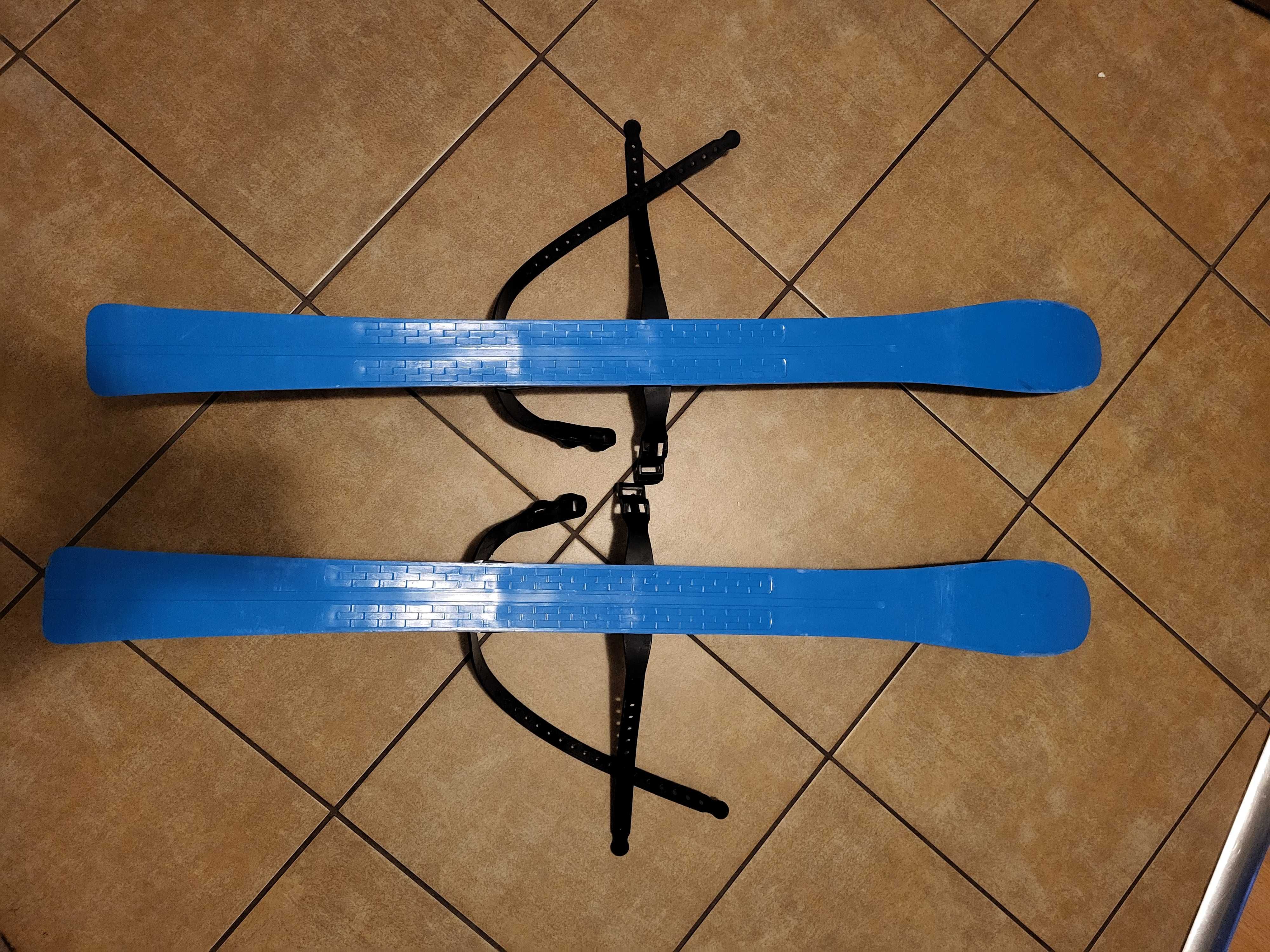 Narty dziecięce plastikowe dł. 87cm