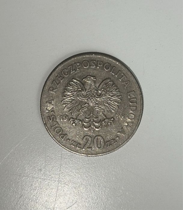 Moneta Marceli Nowotko 20 złoty 1976