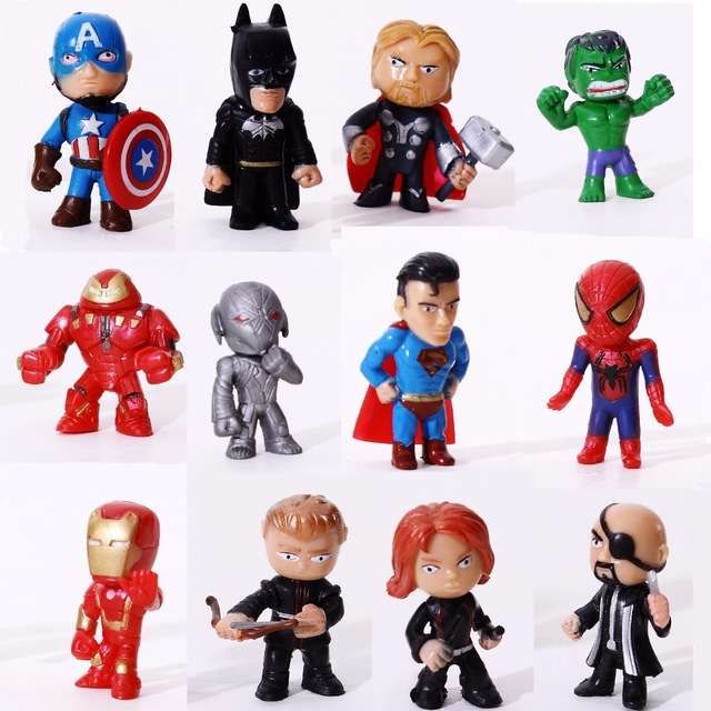 Mini figura Marvel Dc Comics (nova)