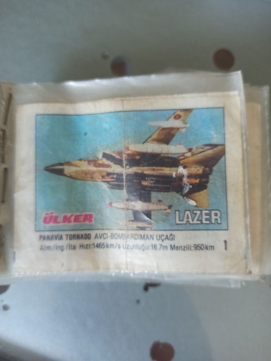 Вкладыши Lazer Ulker с 1 по 70