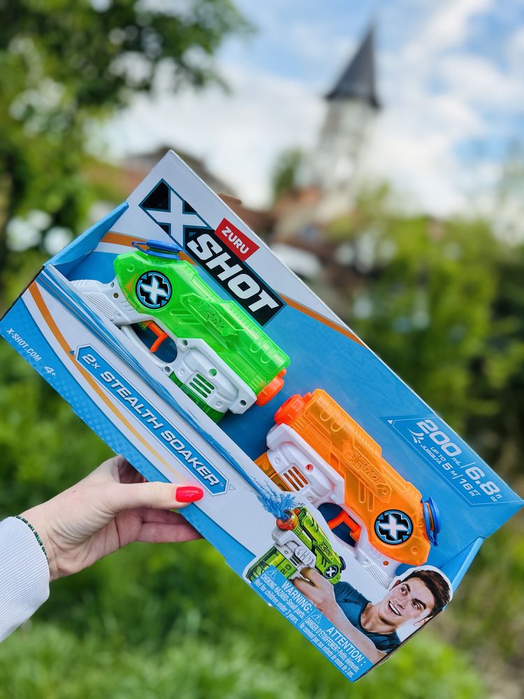 Набір водних бластерів X-Shot Warfare Double Small Stealth